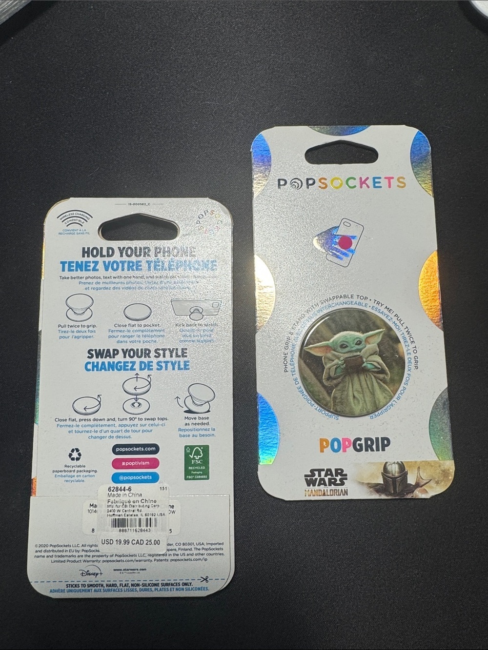 PopSockets PopGrip Grogu Baby Yoda Design PopGrip x 1